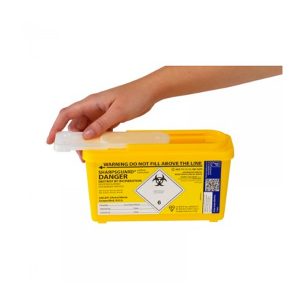 DNDD479YL Yellow Lid Sharpsguard 1 litre